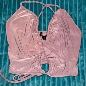 Sabora Ruched Halter Top